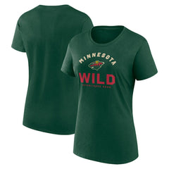 Minnesota Wild Logo Athletic Women's Unrivaled T-Shirt -  NHL T-shirts