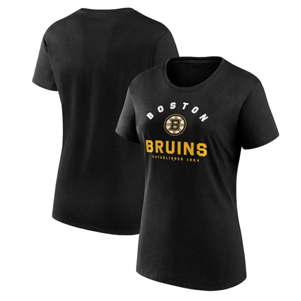 Boston Bruins Logo Athletic Women's Unrivaled T-Shirt -  NHL T-shirts