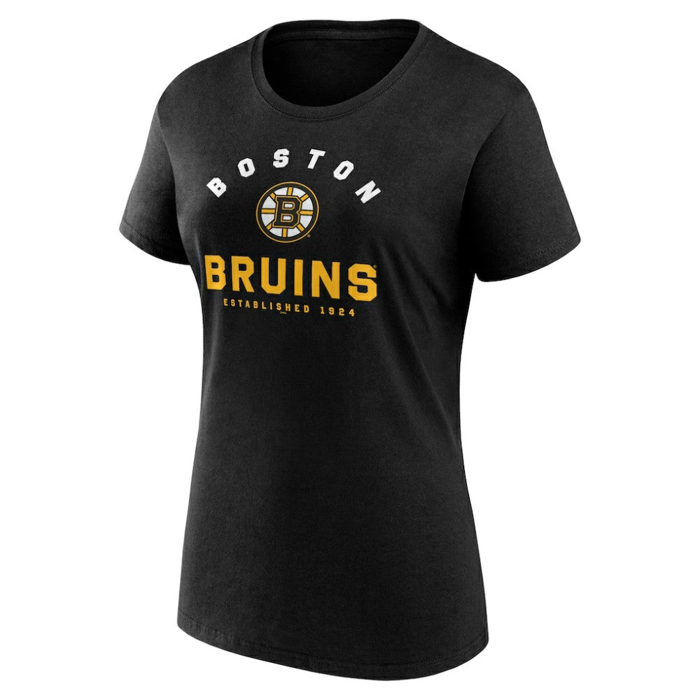 Boston Bruins Logo Athletic Women's Unrivaled T-Shirt -  NHL T-shirts
