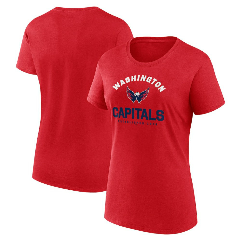 Washington Capitals Logo Athletic Women's Unrivaled T-Shirt -  NHL T-shirts