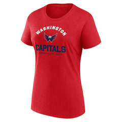 Washington Capitals Logo Athletic Women's Unrivaled T-Shirt -  NHL T-shirts