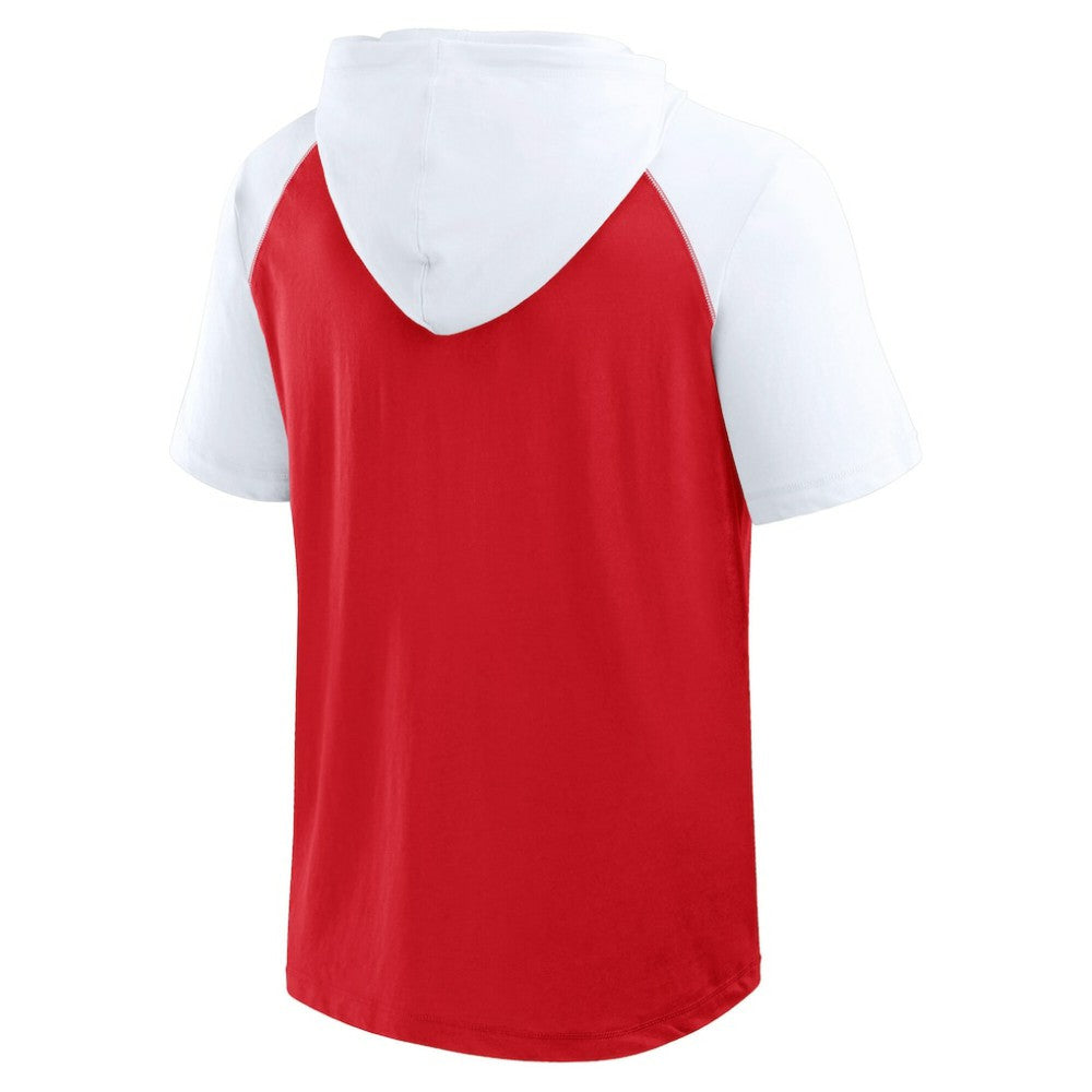 Detroit Red Wings Logo Athletic Prime Raglan Short Sleeve Pullover Hoodie -  NHL Hoodies