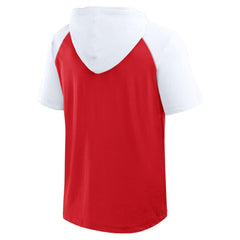 Detroit Red Wings Logo Athletic Prime Raglan Short Sleeve Pullover Hoodie -  NHL Hoodies