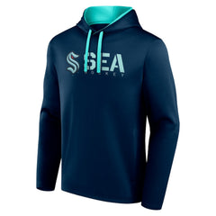 Seattle Kraken Logo Athletic Head Start Pullover Hoodie -  NHL Hoodies