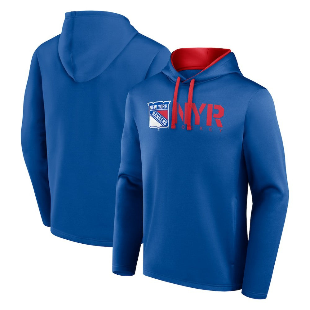 New York Rangers Logo Athletic Head Start Pullover Hoodie -  NHL Hoodies
