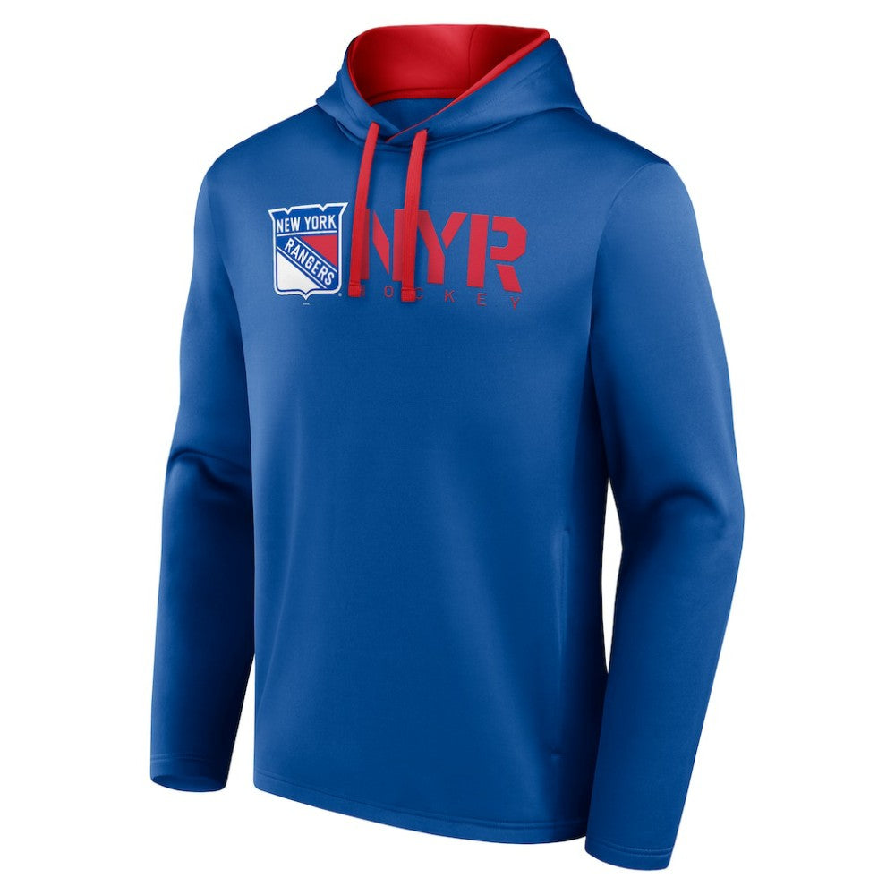 New York Rangers Logo Athletic Head Start Pullover Hoodie -  NHL Hoodies