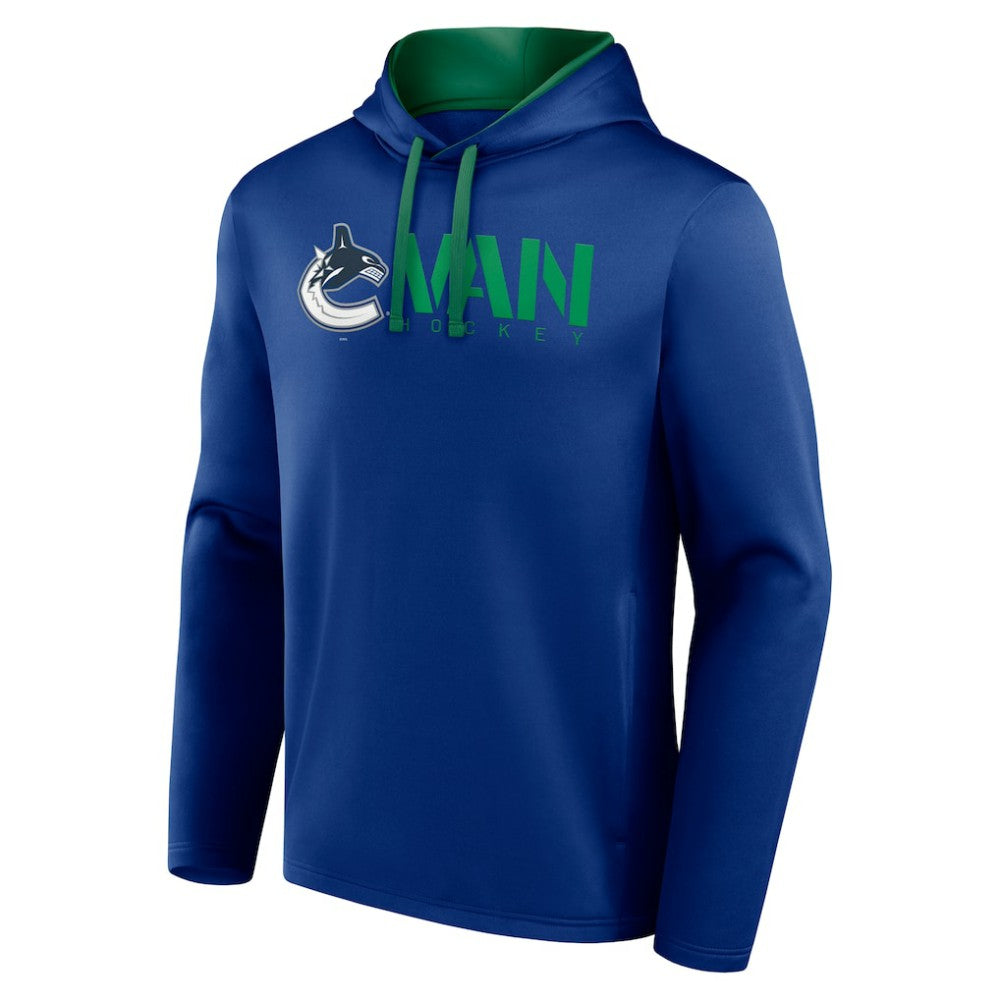 Vancouver Canucks Logo Athletic Head Start Pullover Hoodie -  NHL Hoodies