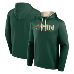 Minnesota Wild Logo Athletic Head Start Pullover Hoodie -  NHL Hoodies