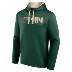 Minnesota Wild Logo Athletic Head Start Pullover Hoodie -  NHL Hoodies