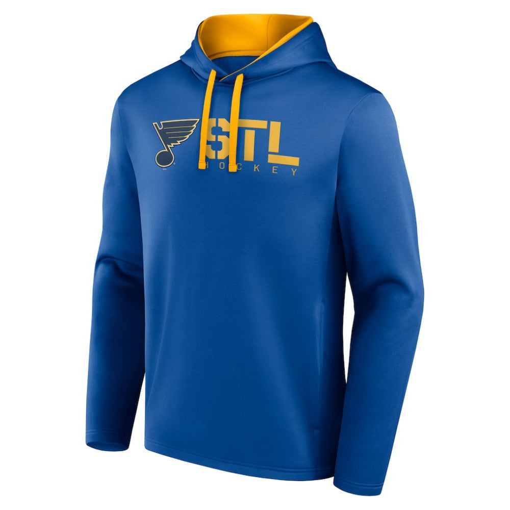 St. Louis Blues Logo Athletic Head Start Pullover Hoodie -  NHL Hoodies