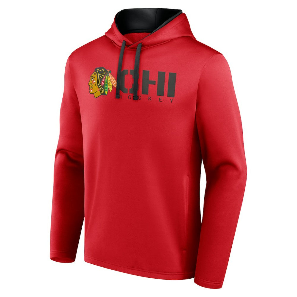 Chicago Blackhawks Logo Athletic Head Start Pullover Hoodie -  NHL Hoodies
