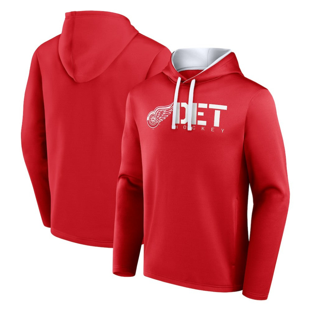 Detroit Red Wings Logo Athletic Head Start Pullover Hoodie -  NHL Hoodies