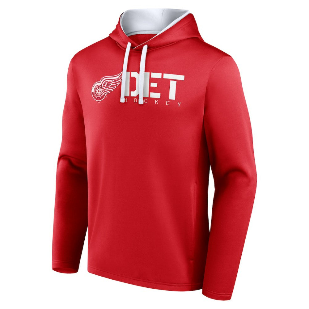 Detroit Red Wings Logo Athletic Head Start Pullover Hoodie -  NHL Hoodies