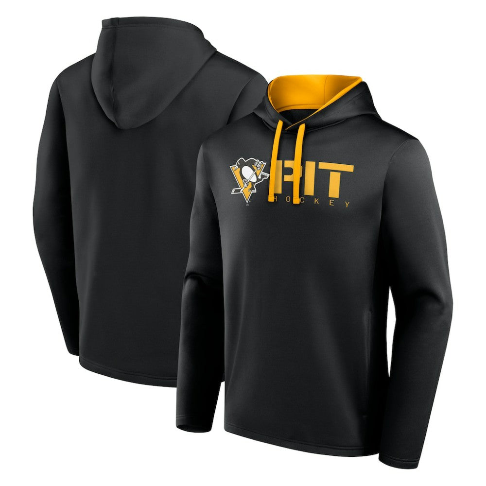 Pittsburgh Penguins Logo Athletic Head Start Pullover Hoodie -  NHL Hoodies