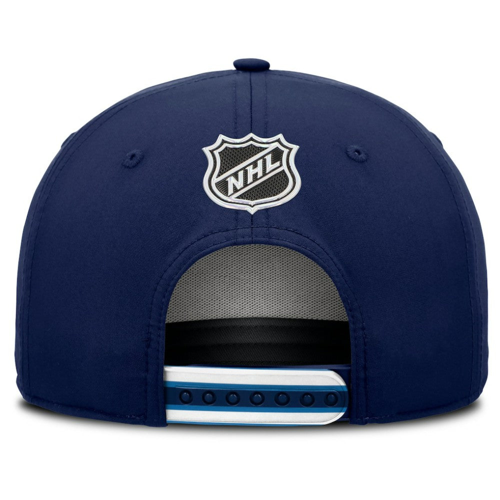 Winnipeg Jets Fanatics 2025 NHL Draft Authentic Pro On-Stage Podium A-Frame Adjustable Hat -  NHL Hats