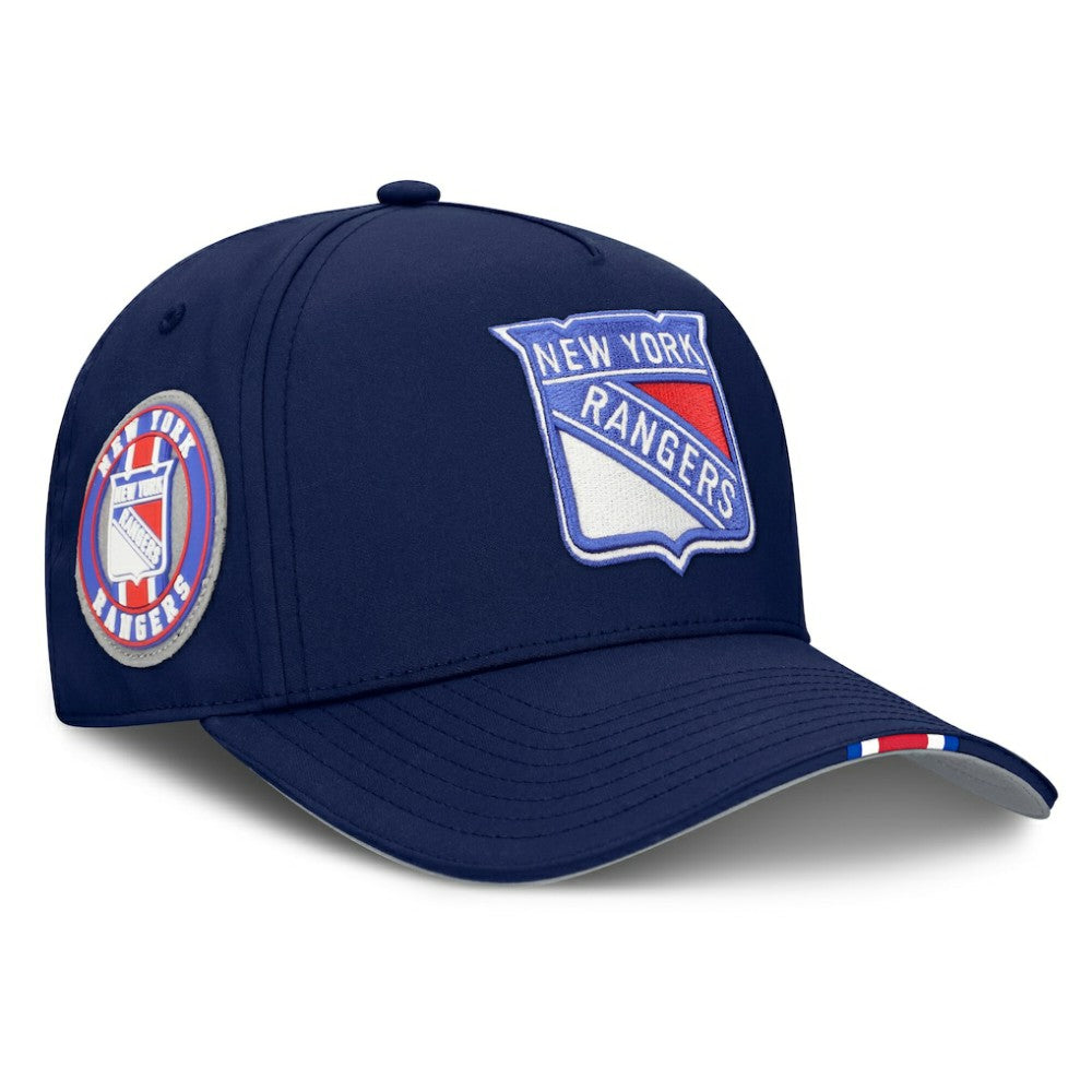 New York Rangers Fanatics 2025 NHL Draft Authentic Pro On-Stage Podium A-Frame Adjustable Hat -  NHL Hats