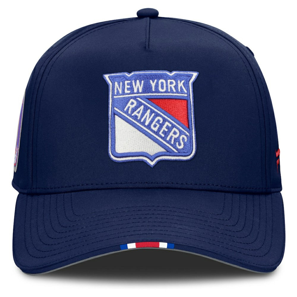 New York Rangers Fanatics 2025 NHL Draft Authentic Pro On-Stage Podium A-Frame Adjustable Hat -  NHL Hats
