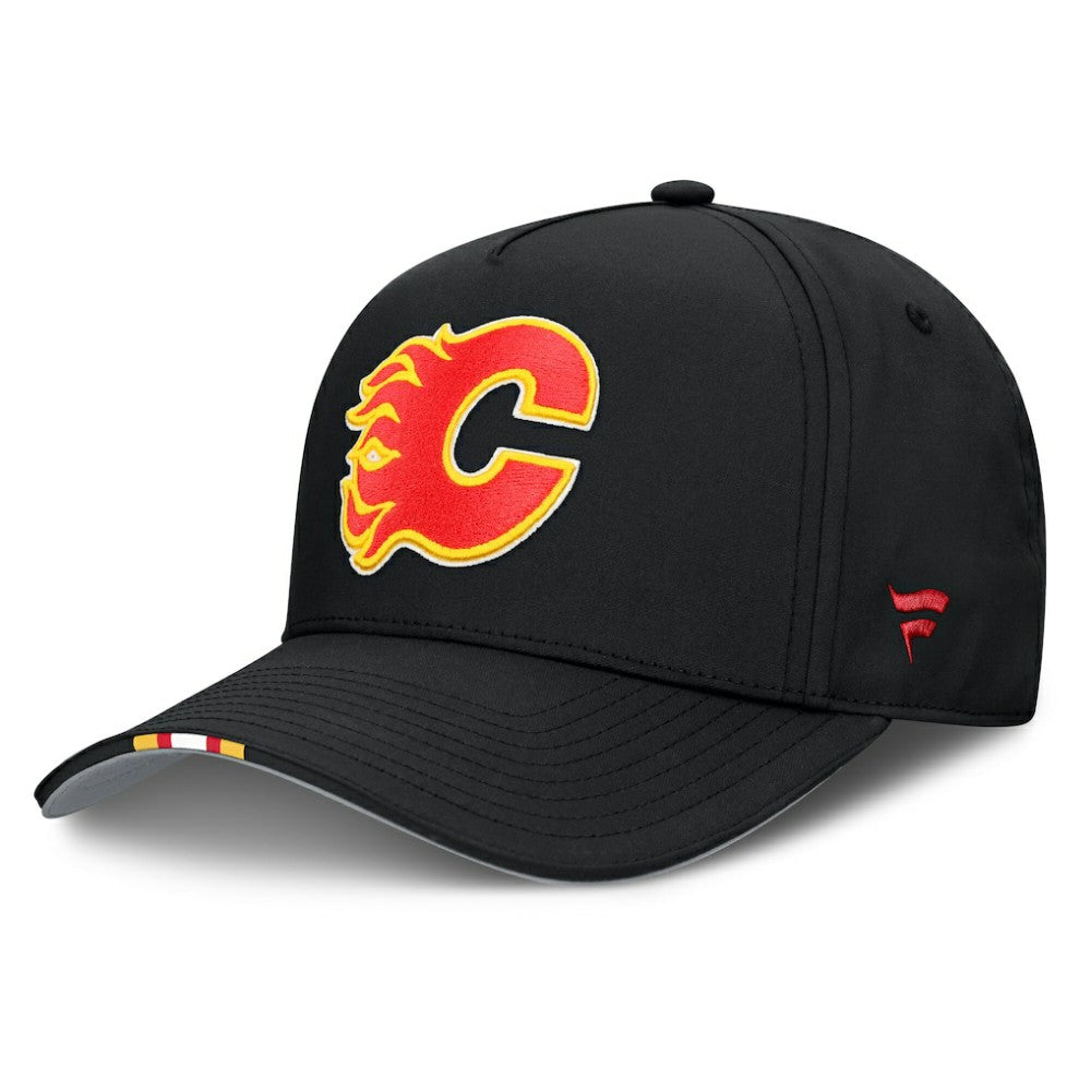 Calgary Flames Fanatics 2025 NHL Draft Authentic Pro On-Stage Podium A-Frame Adjustable Hat -  NHL Hats