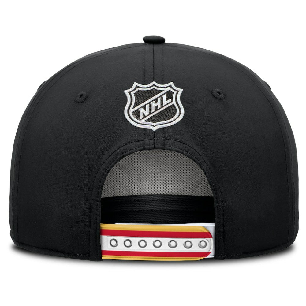 Calgary Flames Fanatics 2025 NHL Draft Authentic Pro On-Stage Podium A-Frame Adjustable Hat -  NHL Hats