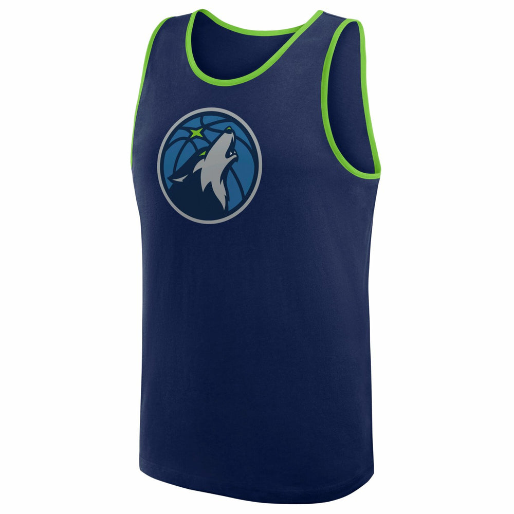 Navy Minnesota Timberwolves Logo Athletic Unmatched Success Tank Top | NBA