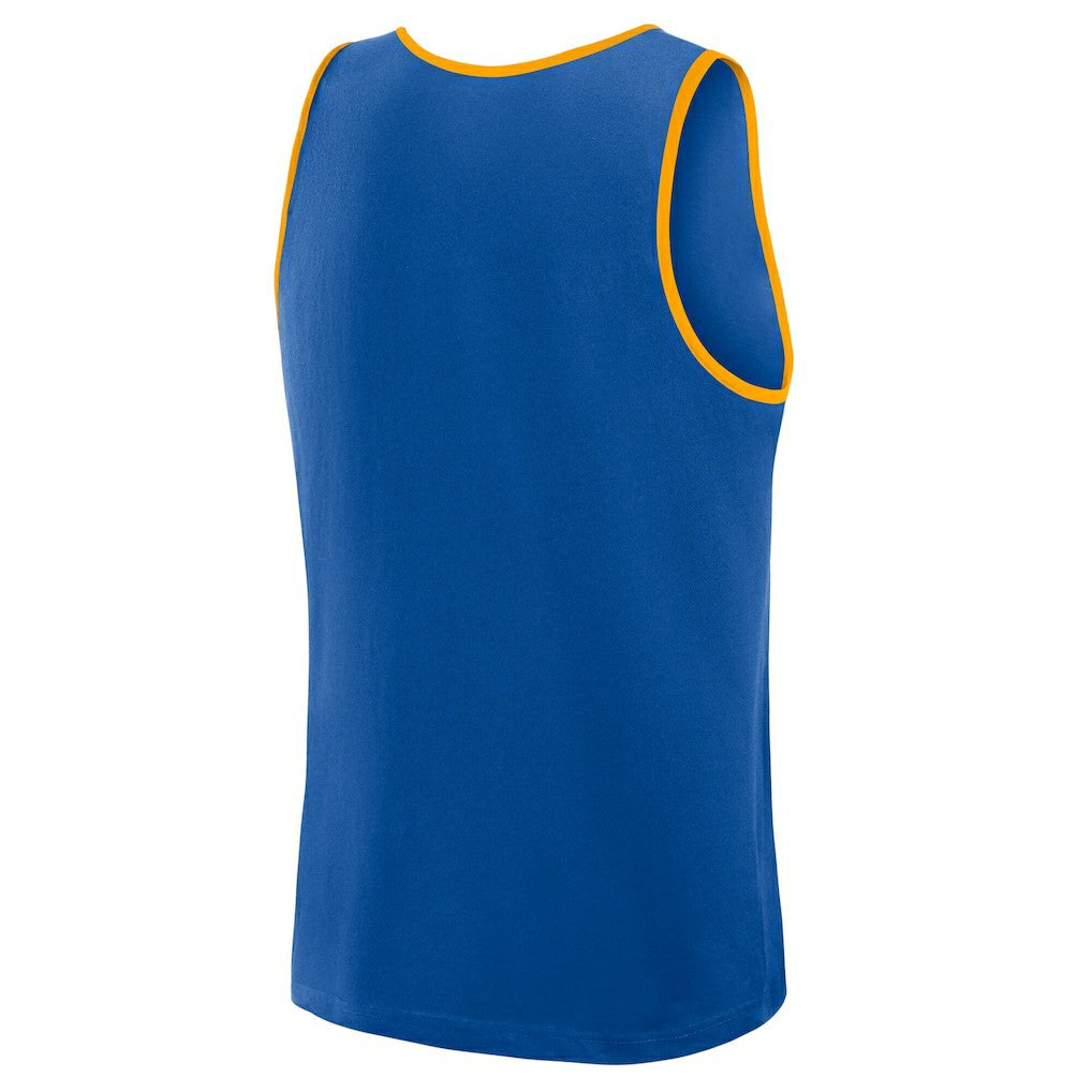 Royal Golden State Warriors Logo Athletic Unmatched Success Tank Top sale | NBA