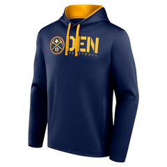 Navy Denver Nuggets Logo Athletic Head Start Pullover Hoodie sale | NBA