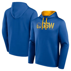 Royal Golden State Warriors Logo Athletic Head Start Pullover Hoodie sale | NBA