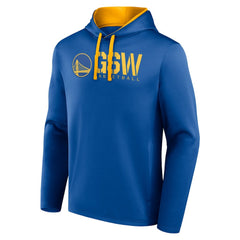 Royal Golden State Warriors Logo Athletic Head Start Pullover Hoodie sale | NBA