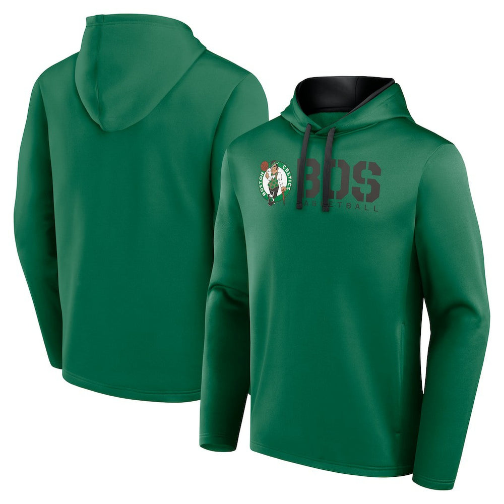 Kelly Green Boston Celtics Logo Athletic Head Start Pullover Hoodie | NBA