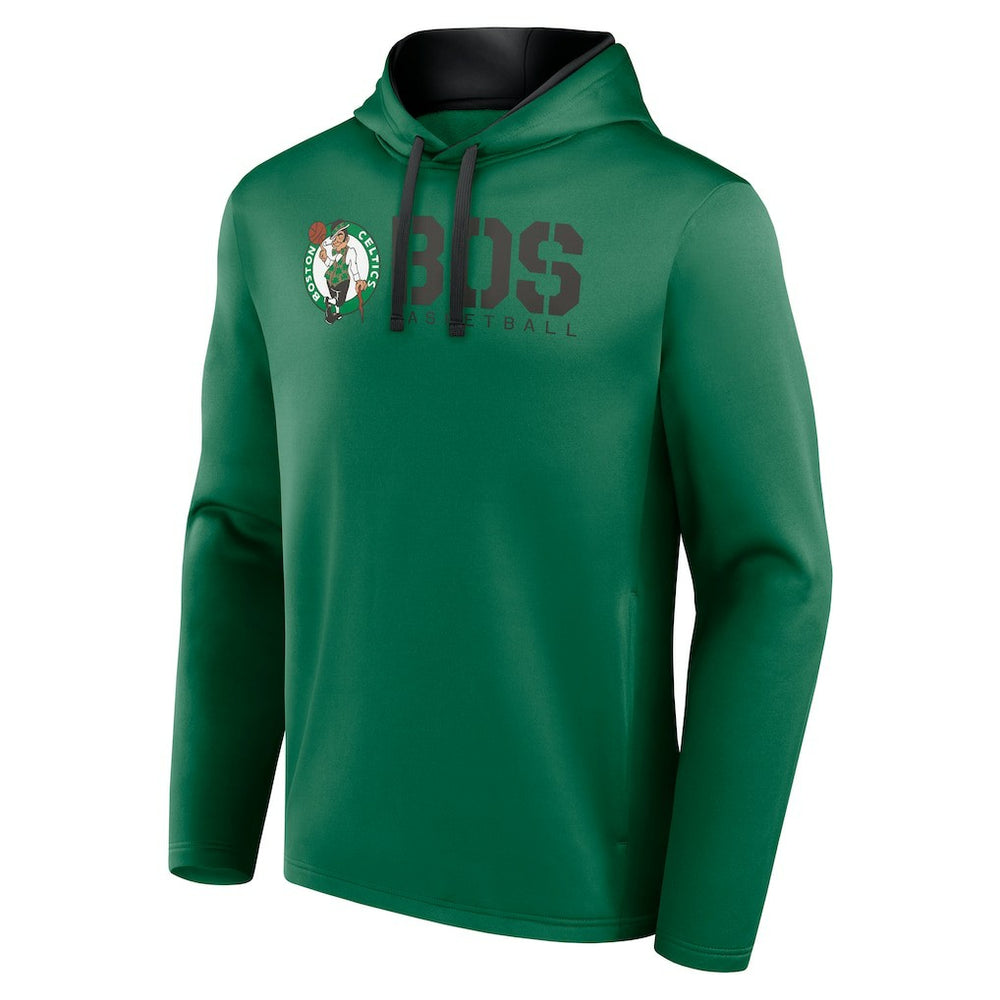 Kelly Green Boston Celtics Logo Athletic Head Start Pullover Hoodie | NBA