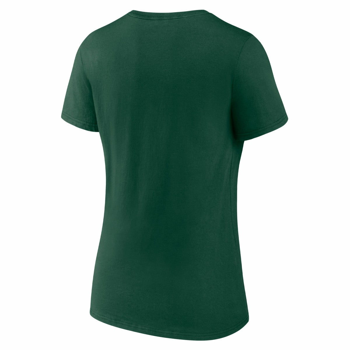 Hunter Green Milwaukee Bucks Logo Athletic Women's Unrivaled V-Neck T-Shirt | NBA