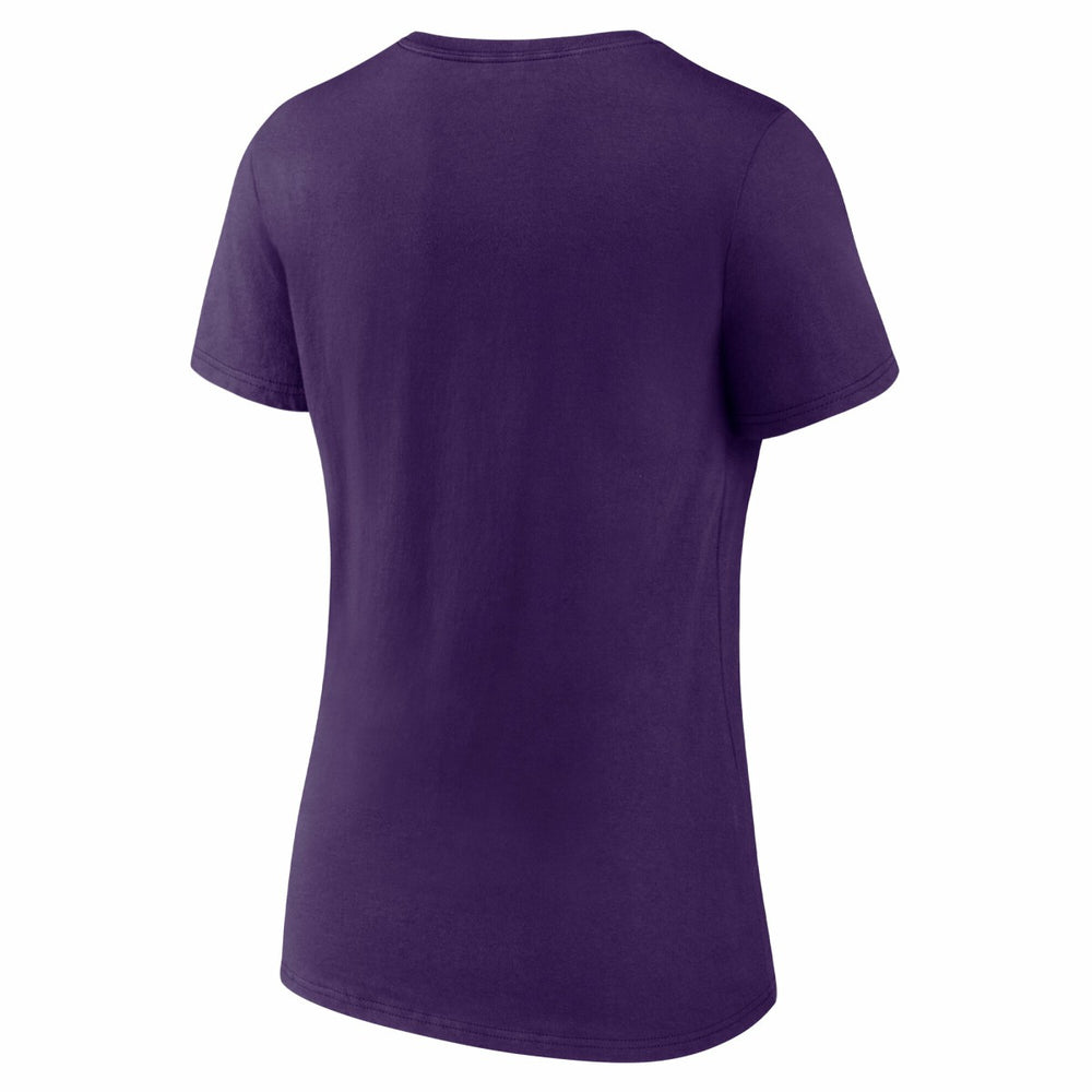 Purple Phoenix Suns Logo Athletic Women's Unrivaled V-Neck T-Shirt | NBA