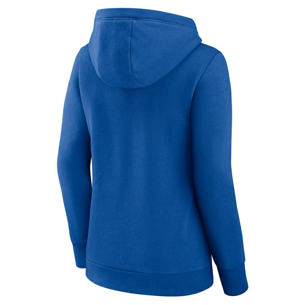 Royal Philadelphia 76ers Logo Athletic Women's Triumphant V-Neck Pullover Hoodie | NBA