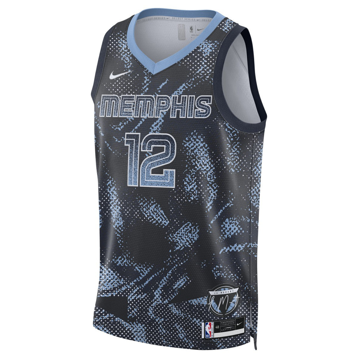 Navy Ja Morant Memphis Grizzlies Unisex 2025 Select Series Swingman Player Jersey | NBA