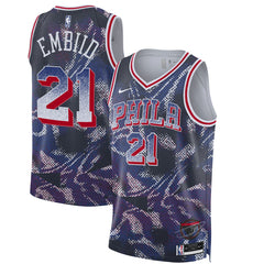 Navy Joel Embiid Philadelphia 76ers Unisex 2025 Select Series Swingman Player Jersey | NBA