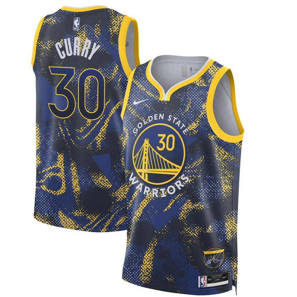 Royal Stephen Curry Golden State Warriors Unisex 2025 Select Series Swingman Player Jersey sale | NBA