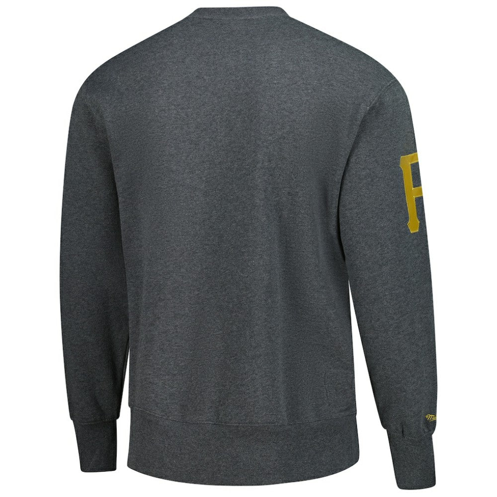 Roberto Clemente Pittsburgh Pirates Mitchell & Ness Legends Collection Vintage Logo Name & Number Fleece Pullover Sweatshirt - MLB Pullover