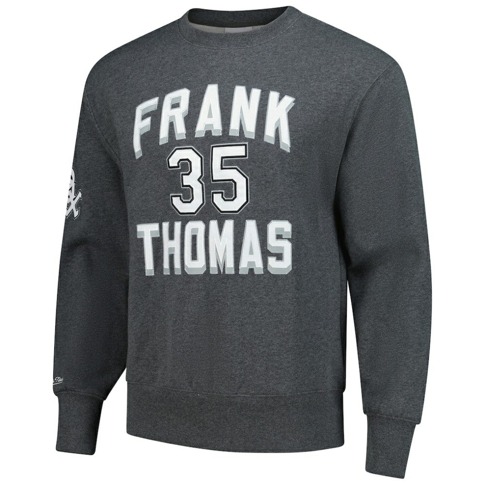 Frank Thomas Chicago White Sox Mitchell & Ness Legends Collection Vintage Logo Name & Number Fleece Pullover Sweatshirt - MLB Pullover