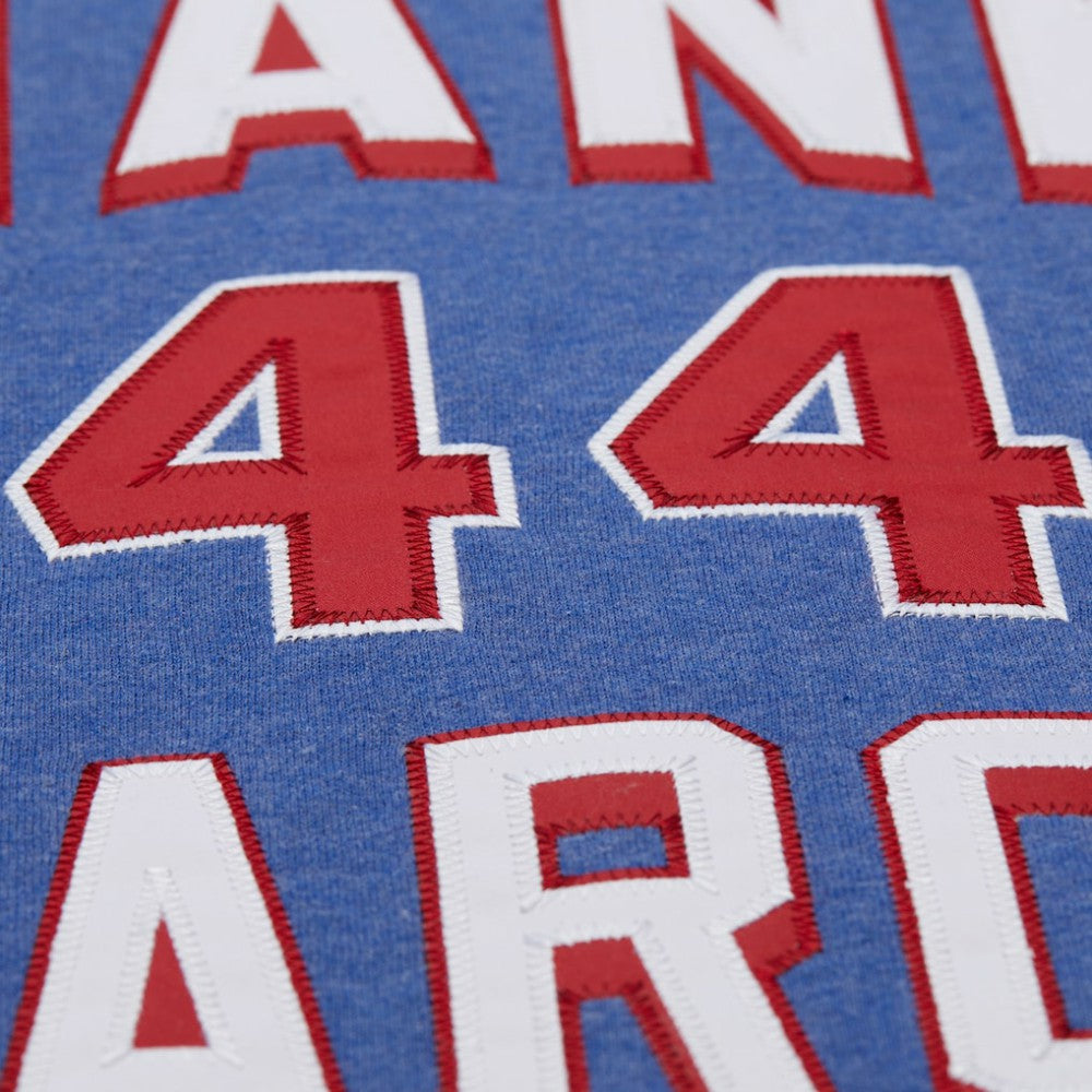 Hank Aaron Atlanta Braves Mitchell & Ness Legends Collection Vintage Logo Fleece Name & Number Pullover Sweatshirt - MLB Pullover