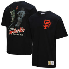 Willie Mays San Francisco Giants Mitchell & Ness Legends Collection Vintage Logo T-Shirt - MLB T-shirts