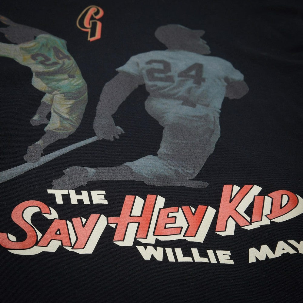 Willie Mays San Francisco Giants Mitchell & Ness Legends Collection Vintage Logo T-Shirt - MLB T-shirts