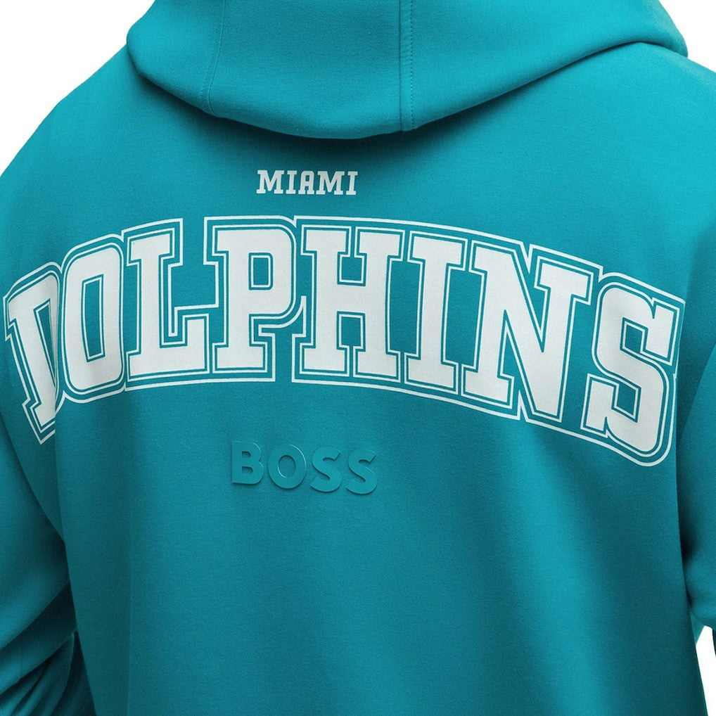 Miami Dolphins Hugo Boss Unisex Woodson Tri-Blend Hoodie | NFL Outlet