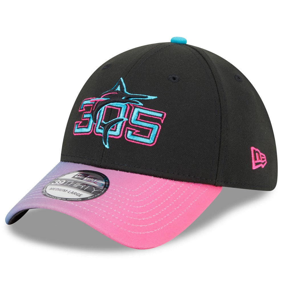 Miami Marlins New Era 2025 City Connect 39THIRTY Flex Hat - MLB Hats