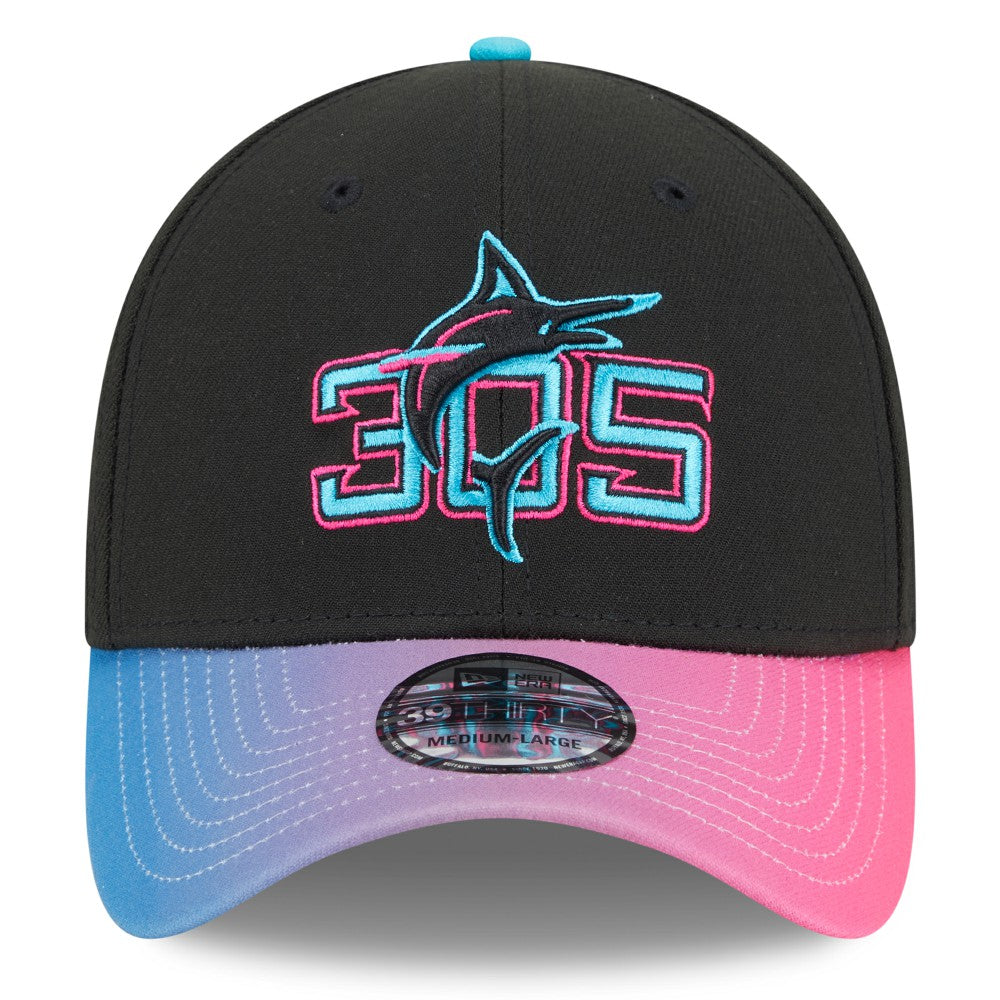 Miami Marlins New Era 2025 City Connect 39THIRTY Flex Hat - MLB Hats