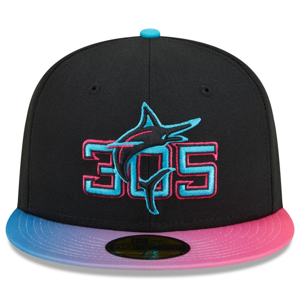 Miami Marlins New Era 2025 City Connect 59FIFTY Fitted Hat - MLB Hats