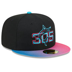 Miami Marlins New Era 2025 City Connect 59FIFTY Fitted Hat - MLB Hats