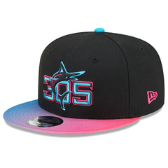 Miami Marlins New Era 2025 City Connect 9FIFTY Snapback Hat - MLB Hats