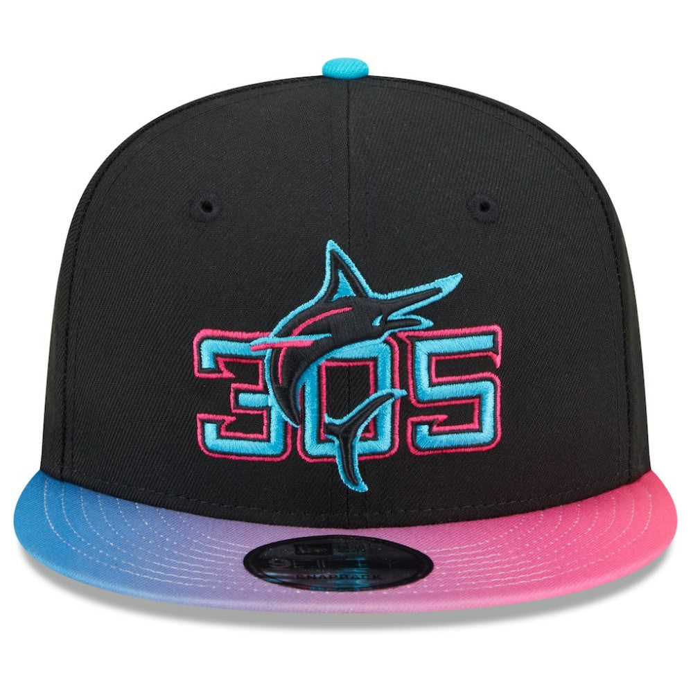 Miami Marlins New Era 2025 City Connect 9FIFTY Snapback Hat - MLB Hats