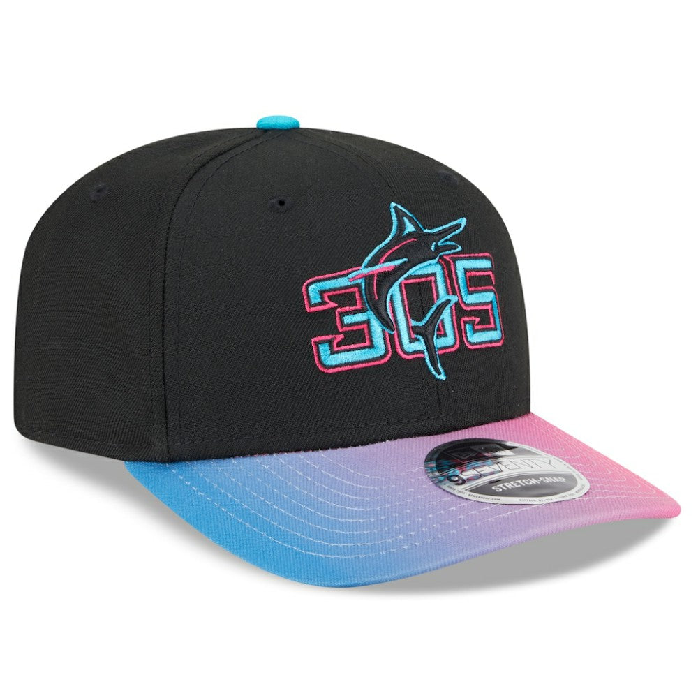 Miami Marlins New Era 2025 City Connect 9SEVENTY Adjustable Hat - MLB Hats