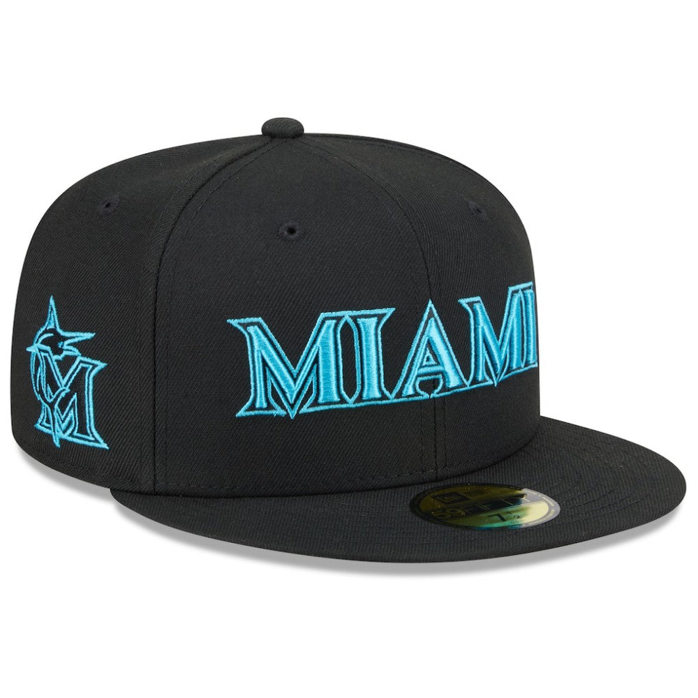 Miami Marlins New Era 2025 City Connect 59FIFTY Fitted Hat - MLB Hats